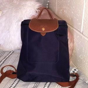 Longchamp Backpack ~ Dark Purple